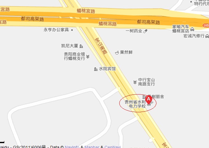 2012年国家公务员考试(贵州考区)考点地图_职